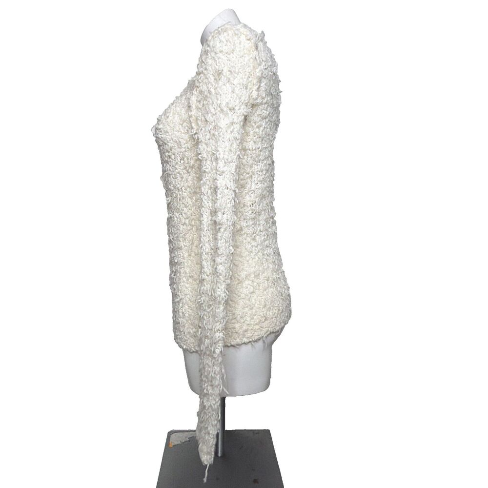 Free People September Song Sweater Ivory S Coquette Cozy Indie Balletcore - Picture 3 of 6